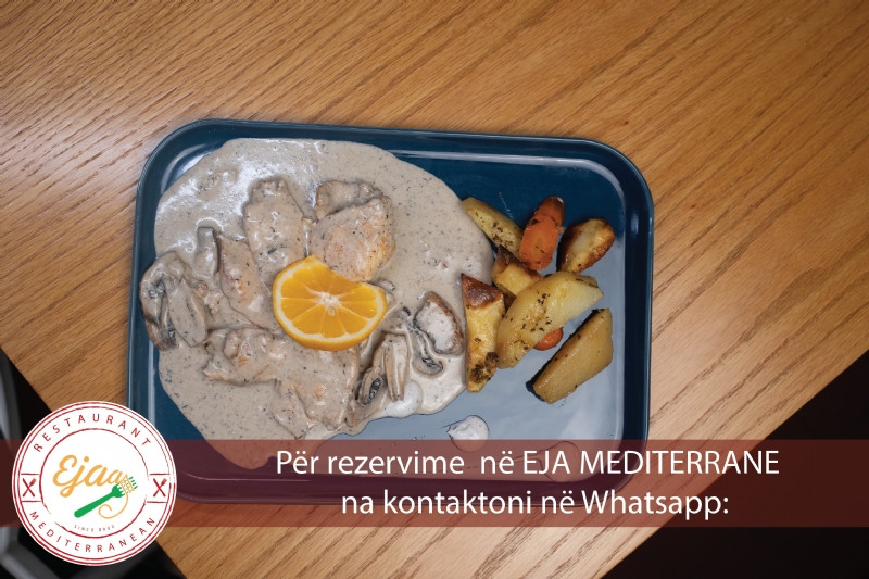 Eskallop pule kerpudhe tartuf nga Restorant EJA MEDITERRANE, rezervim darke kuzhine italiane autentike Tirane qender, restorant autentik Tirane rezervim tavoline, restorant italian premium Tirane rezervim darke, restorant Tirane qender rezervim